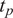 t Subscript p