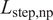 upper L Subscript step comma np