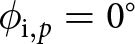 phi i comma p equals 0 ring