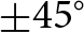 plus or minus 45 ring