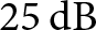 25 dB