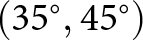left parenthesis 35 ring comma 45 ring right parenthesis