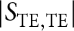 vertical bar STE comma TE vertical bar