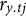 r Subscript y period t j