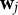 bold w Subscript j