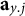 bold a Subscript y period j