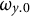 omega Subscript y Baseline .0