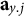 bold a Subscript y period j