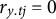 r Subscript y period t j Baseline equals 0