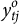 y Subscript t j Superscript o