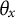 theta Subscript x