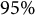 95 percent
