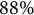 88 percent