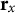 bold r Subscript x
