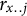 r Subscript x period period j