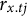r Subscript x period t j