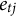 e Subscript t j