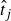 ModifyingAbove t With caret Subscript j