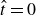 ModifyingAbove t With caret equals 0