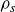 rho Subscript s