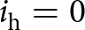 ih equals 0
