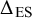 normal upper Delta Subscript ES