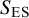 upper S Subscript ES