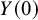 upper Y left parenthesis 0 right parenthesis
