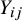 upper Y Subscript i j