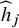 ModifyingAbove h With caret Subscript j