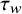 tau Subscript w