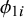 phi Subscript 1 i
