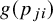 g left parenthesis p Subscript j i Baseline right parenthesis