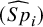 left parenthesis ModifyingAbove upper S p With caret Subscript i Baseline right parenthesis