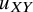 u Subscript upper X upper Y