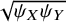 StartRoot psi Subscript upper X Baseline psi Subscript upper Y Baseline EndRoot