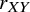 r Subscript upper X upper Y