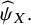 ModifyingAbove psi With caret Subscript upper X Baseline period