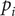 p Subscript i