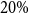 20 percent sign