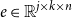 e element of double struck upper R Superscript j times k times n