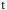 Subscript normal t