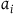 a Subscript i
