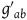 g prime Subscript a b