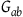 upper G Subscript a b
