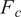 upper F Subscript c
