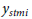 y Subscript s t m i