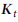bold italic upper K Subscript t