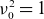 nu 0 squared equals 1