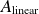 upper A Subscript normal l normal i normal n normal e normal a normal r